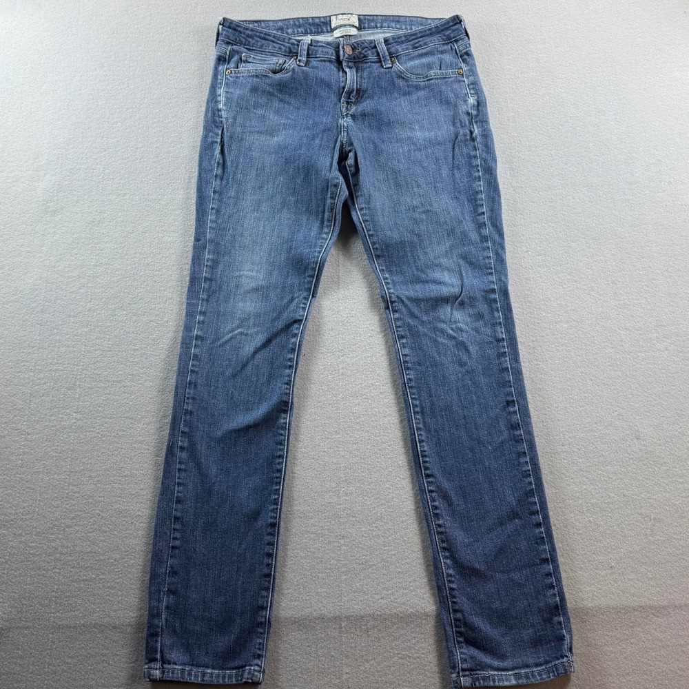 Levi 545 Skinny Leg Jeans Womens 8 Medium Blue Denim Low Rise Stretch 31x30